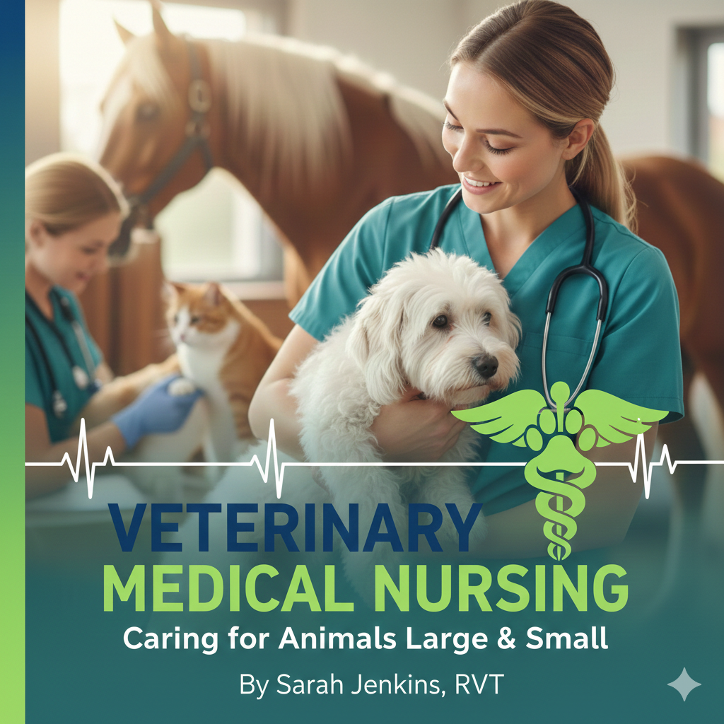 Veterinary professional using tablet